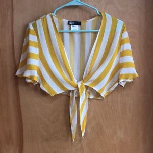 Beach Riot Front Tie Blouse